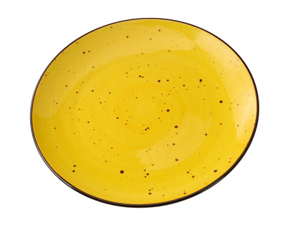 Yanco Coupe Plate LY-1112YL is a stylish and versatile choice for any dining setting. Made from high-quality porcelain, this plate features a reactive glaze in a bright yellow finish, adding elegance to both casual and formal table settings. With a 12.25-inch diameter and 1.25-inch height, it offers ample space for serving main courses and sides. The durable porcelain construction ensures long-lasting performance, making it ideal for high-traffic establishments such as restaurants, hotels, and cafes. 
