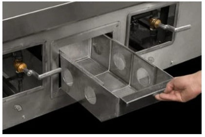 Large sink frame with insert and panel assembly for commercial or industrial kitchen installations.