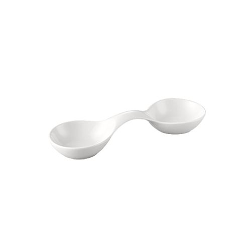 Leaf Dish Duo with two 3oz compartments and 11 1/4