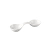 Leaf Dish Duo with two 3oz compartments and 11 1/4