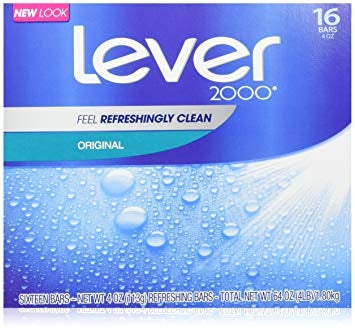 Lever 2000 Bar Soap helps you feel refreshingly clean with every wash. Infused with the classic Lever 2000 fragrance, this bar soap is formulated to gently cleanse your skin while leaving it feeling revitalized and invigorated. Suitable for both the face and body, it's a versatile choice for daily personal care. With 16 bars in each pack, it offers a great value for families and frequent use.