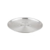 Lid aluminum for 8QT sauce pot with riveted handle, snug fit, durable and lightweight, resists warping, retains heat and moisture; ideal for consistent cooking at home or in commercial kitchens.