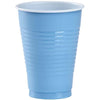 12oz disposable plastic cups in red, white, blue, black, gold, silver, yellow, orange, pink, light blue, and hot pink. Durable for hot or cold drinks, perfect for events with easy cleanup and vibrant style.

