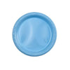 Light blue plastic plates in 7