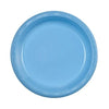 Light blue plastic plates in 7