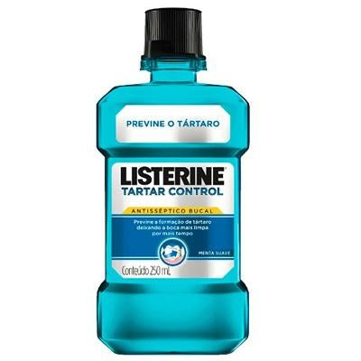 Listerine Tartar Control Antibacterial Mouthwash Blue Bottle 250ml