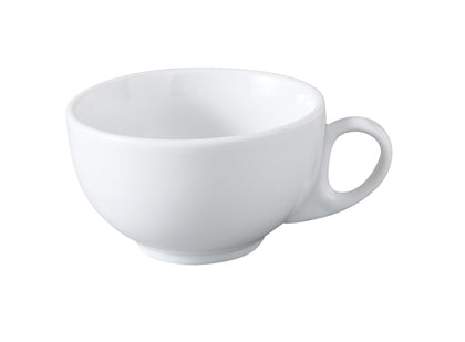 Yanco Low Cup MA-1 is a stylish and durable drinkware option for any dining establishment. Crafted from high-quality porcelain, this cup is designed to serve both hot and cold beverages, including coffee, tea, and cocoa. Its sleek, round shape and super white finish make it a perfect addition to fine dining restaurants, cafes, and catered events. With a convenient 7 oz capacity, it ensures the perfect portion for your guests.