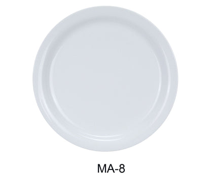 Yanco Narrow Rim Plate MA-8 is an elegant and durable addition to your tableware collection. Crafted from high-quality porcelain with a stylish glaze finish, this plate offers excellent resistance to mechanical damage and temperature effects. Part of the Mayor collection, its narrow rim design provides a sleek and sophisticated look, making it ideal for serving appetizers, desserts, sushi, and hot meals. 