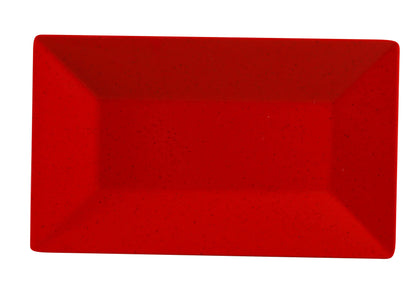 Yanco Rectangular Plate ME-212 is the perfect addition to your dining collection. Crafted from high-quality melamine, this rectangular plate is not only durable but also dishwasher safe, making it easy to clean and maintain. The beautiful speckled red design adds a touch of elegance to any table setting. Measuring 12 inches in length and 7 1/2 inches in width, this plate is the perfect size for serving your favorite dishes with style.
