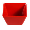 Yanco Square Bowl ME-407 This square bowl is just the right size for your favorite snacks, dips, soups, and more. Made from high-quality melamine, this bowl is built to last and is dishwasher safe for easy cleaning. With its unique speckled red design, this bowl is sure to impress your guests and add a touch of elegance to any table setting. The square shape of the bowl not only looks great but also makes it easy to stack and store in your cabinets. 