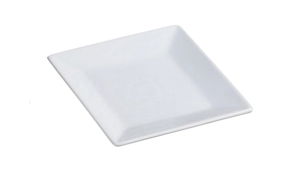 Yanco Square Plate ML-106 is an essential serveware in both home and commercial use. Whether you own a restaurant, sushi place or catering company, this modern plate will beautifully present your appetizers, salads, main courses or sushi rolls to the customers. It is also a great solution for a casual party to serve your guests' favorite snacks. Super white color and sleek lines create a perfect base for your colorful and flavorful dish. 