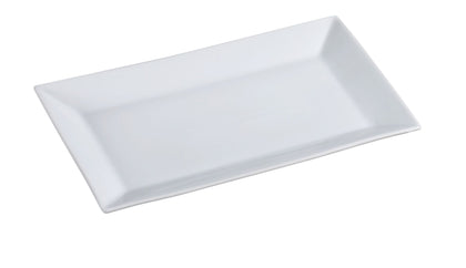 Yanco Rectangular Plate ML-220 6/Pcs is a stylish and versatile addition to any dining establishment. Crafted from high-quality porcelain with a sleek super white finish, this rectangular plate enhances the presentation of appetizers, entrees, and desserts. Its modern design makes it suitable for both casual and formal settings, including restaurants, banquet halls, and catering services. 