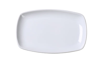 Yanco Rectangular Plate With Rounded Corner ML-2210 is a stylish and durable addition to your tableware collection. Featuring a sleek rectangular shape with rounded corners, this plate is crafted from high-quality super white porcelain, providing an elegant backdrop for your culinary presentations. Its modern design makes it perfect for upscale restaurants, catered events, and home dining. 