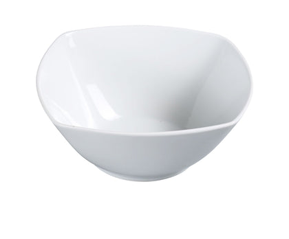 Yanco Square Salad Bowl ML-409 is a modern and versatile choice for any dining establishment. Crafted from high-quality porcelain with a sleek super white finish, this bowl enhances the presentation of salads, pasta, sauces, and more. Its contemporary square design makes it ideal for upscale restaurants, sushi bars, diners, and catering services. Designed for durability and convenience, this bowl is dishwasher, microwave, and freezer safe, ensuring easy maintenance in busy food service environments.