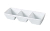Yanco Three Divided Tray ML-737 is an elegant and versatile addition to any tableware collection. Crafted from high-quality porcelain with a glossy glaze finish, this tray is designed to enhance the presentation of appetizers, desserts, sauces, and condiments. Its three-compartment design allows for stylish and organized serving, making it an excellent choice for restaurants, banquet halls, catered events, and hotels. 