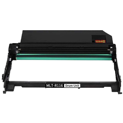 Samsung MLT-R116 black compatible drum unit, 9,000 pages for Samsung SL-M2625d, M2825dw, M2875fd, and M2875fw printers.