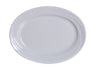 Yanco Oval Platter MM-13 is a versatile and elegant serving solution for any dining establishment. Made from durable bone-white porcelain, this oval platter features a wide rim for easy handling and a sleek design that enhances food presentation. Its sturdy construction makes it safe for use in the dishwasher, oven, and microwave. Whether serving shared appetizers, plated entrées, or decadent desserts, this platter is an excellent choice for restaurants, banquet halls, and hotels.