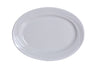 Yanco Oval Platter MM-14 is a versatile and elegant serving solution for any dining establishment. Made from durable bone-white porcelain, this oval platter features a wide rim for easy handling and a sleek design that enhances food presentation. Its sturdy construction makes it safe for use in the dishwasher, oven, and microwave. Whether serving shared appetizers, plated entrées, or decadent desserts, this platter is an excellent choice for restaurants, banquet halls, and hotels.