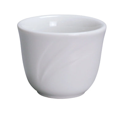 Yanco Chinese Tea Cup MM-45 is the perfect choice for authentic tea service in any hotel, restaurant, or catering business. Featuring a traditional rolled edge and a smooth, handleless shape, this cup adds elegance to any table setting. Crafted from durable porcelain, it offers long-lasting performance and blends seamlessly with existing serveware.