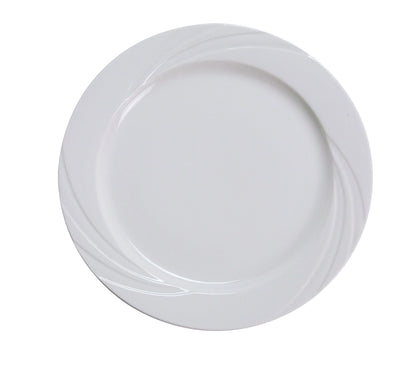 Yanco Plate MM-8 is a stylish and practical choice for serving desserts, appetizers, and salads. Made from durable bone white porcelain, this plate ensures longevity while maintaining an elegant presentation. The rolled edge provides easy handling, making it a functional addition to busy food service environments. Part of the sophisticated Yanco Miami collection, its timeless design is perfect for coastal restaurants, hotels, and upscale dining establishments. 