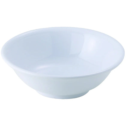 MMB-22 to MMB-52W, 22-52oz Melamine Rimless Bowls, White/Tan