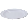 MMPR-10 to 9W, Tan/White Narrow Melamine Oval Platters