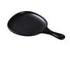 Yanco Pan Plate with Handle MO-810BK Crafted from high-quality melamine, this plate boasts a sleek matte finish in an elegant black hue that will impress even the most discerning guests. The organic shape of the plate, with its unique curves and contours, adds a touch of sophistication to any dish you serve. The plate also features a convenient handle for easy carrying and serving.