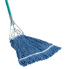 MOP-20 to 32W, 20oz-32oz, Looped End Blue/White Yarn Mop Heads