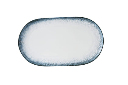 Yanco Coupe Oval Plate MR-214 is a bold and elegant serving piece designed for main courses and shared platters. Featuring a wide surface and clean coupe edge, this 13 5/8