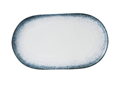 Yanco Coupe Oval Plate MR-215 is a bold and elegant serving piece designed for main courses and shared platters. Featuring a wide surface and clean coupe edge, this 13 5/8