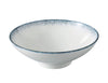 Yanco Bowl MR-509 blends generous capacity with contemporary style, ideal for serving ramen, noodles, or large entrée salads. Its midnight blue rim contrasts beautifully against the white porcelain, enhancing the visual appeal of your dishes while offering durability fit for everyday use in restaurants, cafés, and modern dining spaces.