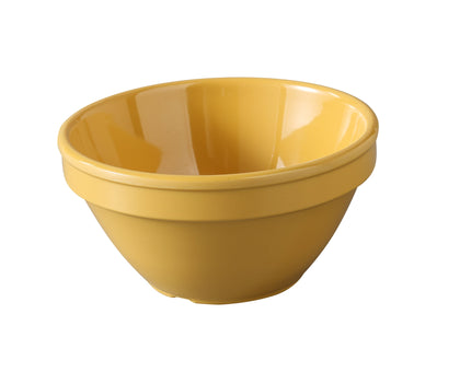 Yanco Bouillon Cup MS-313YL You can serve creamy soup, portions of salad, side dishes and more in these yellow cups. The cup is made from long-lasting, high-quality and reliable melamine material, that makes cups look like they are ceramics. These 8 Oz bouillon cups will perfectly fit any establishment. Cups have a smooth surface and a wide rim that subtly emphasize their design. They are heavy-duty, NSF-approved, break-resistant, BPA free, and dishwasher safe. 