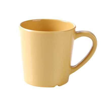 Yanco Cup/Mug MS-9018YL is made from the long-lasting and high-quality melamine material these mugs look like ceramics. You can serve any cold or hot drinks in these cups - coffee, tea, cocoa, etc. These yellow mugs will perfectly fit any establishment design. Thanks to the appearance, they will always look stylish in your cafeteria, restaurant or catering events. The popular volume and sizes of the mug allow you to easily serve the right amount of drink.