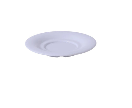 Yanco Saucer MS-9303WT is a perfect match to Milestone melamine cups that will make your table setting complete and more sophisticated. Thanks to the durable melamine material that has an unbreakable structure, this saucer is a reliable option for your food-serving establishment. It can be used in restaurants and catered events, outdoor dining areas, diners and cafes, and even hotels and poolside parties.