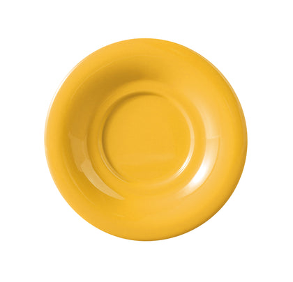 Yanco Saucer MS-9303YL is a perfect match to Milestone melamine cups that will make your table setting complete and more sophisticated. Thanks to the durable melamine material that has an unbreakable structure, this saucer is a reliable option for your food-serving establishment. It can be used in restaurants and catered events, outdoor dining areas, diners and cafes, and even hotels and poolside parties. 