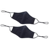 MSK-2KLXL/2WML, 2pcs/pk Cotton Adj. Clip L/XL&M/L, B&W Face Mask