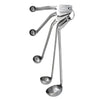MSL-5S, 1/8 tsp, 1/4 tsp, 1/2 tsp, 1 tsp, 1 tbsp Mini Ladle Set