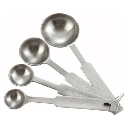 MSPD-4X, 4-piece, S/S Deluxe Measuring Spoon Set