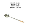 Set of 12 medium machine-made ladles, perfect for serving soups, sauces, and stews.