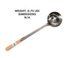 A 10 Oz machine-made ladle (XL) with a sturdy handle, designed for serving large portions of soups, stews, and sauces.
