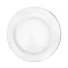 Magnificence Round Silver Edge Plate – Available in 10.25