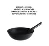 A set of twelve 16-inch Mandarin woks with stainless steel handles, ideal for stir-frying and cooking large portions of Asian dishes.



