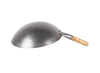 12-inch Mandarin woks with wooden handles, ideal for cooking authentic Asian dishes with comfort and control.
