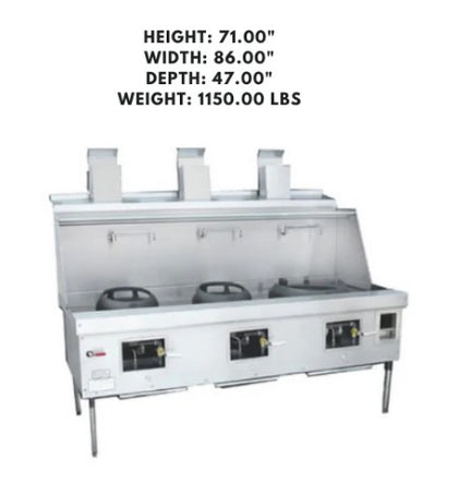 MasterRange CHBR S/S with Flue, MASTER RANGE 3, a durable stainless steel cooking range with a flue system, designed for high-performance commercial kitchens.