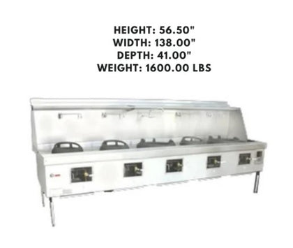 MasterRange CHBR STD No Flue, 5-chamber design, ideal for efficient, flueless cooking in commercial kitchens.