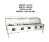 MasterRange CHBR STD No Flue, 5-chamber design, ideal for efficient, flueless cooking in commercial kitchens.