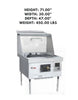 MasterRange CHBR STD with Flue, a durable and efficient cooking range designed for professional kitchens, featuring a high-performance flue system.