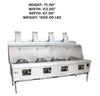 MasterRange CHBR STD with Flue, MASTER RANGE 4, a high-performance cooking range with a flue system, designed for durability in commercial kitchens.