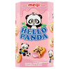Meiji Hello Panda Strawberry features bite-sized crunchy biscuits filled with sweet strawberry cream. Each pack includes fun panda designs playing sports, making it an exciting treat for kids and families. With 10 individually wrapped packs per box, it's perfect for lunchboxes, party favors, or on-the-go snacking.