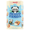 Meiji Hello Panda Vanilla delivers a delicious snack experience with crunchy bite-sized biscuits filled with smooth vanilla cream. Each cookie is printed with adorable panda characters engaged in various sports, perfect for kids and fun-loving adults. The box contains 10 individual packs, great for school snacks, travel, or sharing.